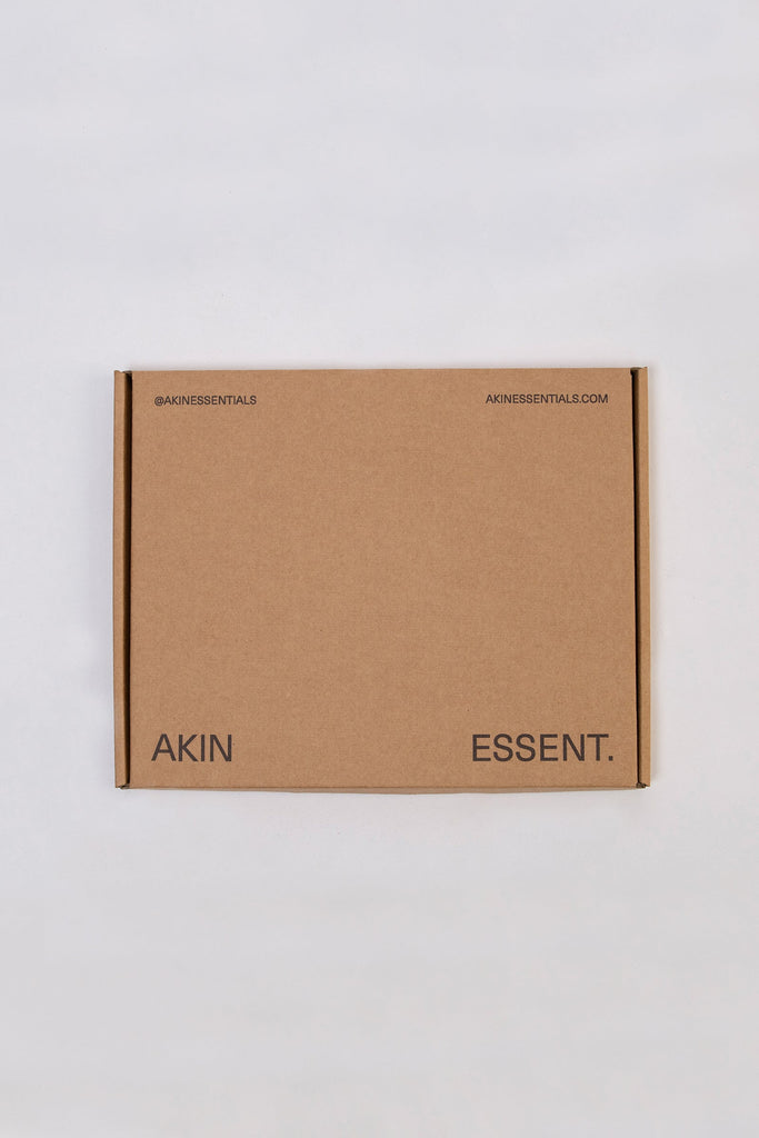 Akin Essentials Sustainable and eco-friendly men's underwear and briefs made of 100% organic cotton available in UK in Black, blue and tack along with a monthly subscription. Comes with eco-friendly compostable and recyclable packaging, plastic free 